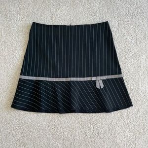 Black pinstripe skirt Size 5
